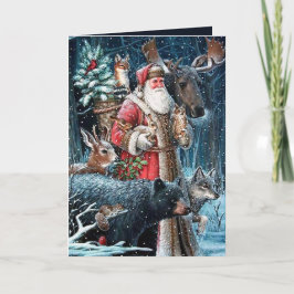 Weihnachtsfest Stimmung hinzufügen Feiertagskarte