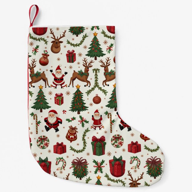 Weihnachtsfest Strumpf Kleiner Weihnachtsstrumpf (Vorderseite)