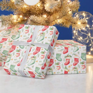 Weihnachtsfest-Strümpfe Geschenkpapier