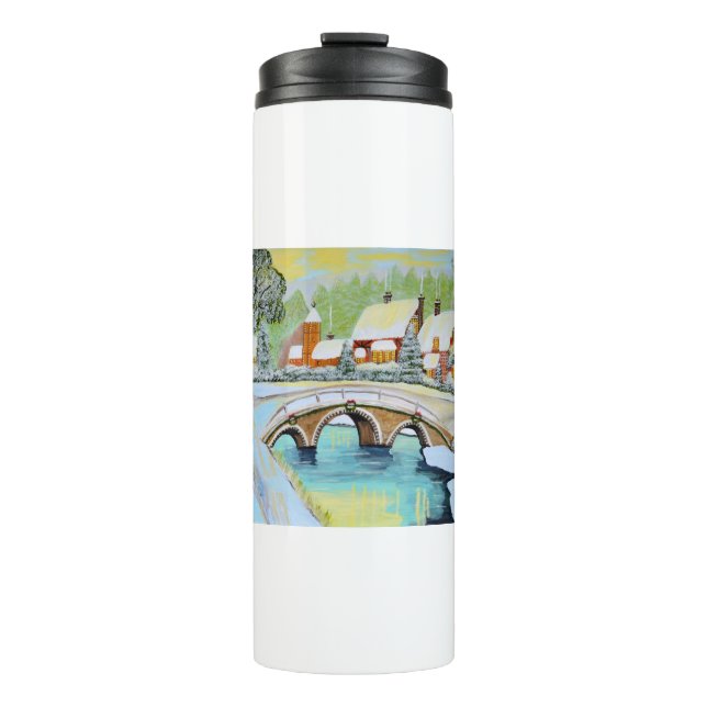 Weihnachtsfest Thermosbecher (Vorderseite)