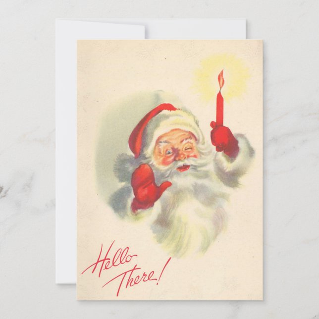 Weihnachtsfest Weihnachten Hallo Weihnachtsmann (Vorderseite)