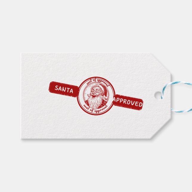 Weihnachtsfest, Weihnachtsfeier, Weihnachtsfreuden Geschenkanhänger (Vorderseite (Horizontal))