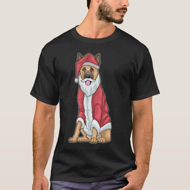 Weihnachtsfest-Weihnachtsmannmütze T-Shirt (Vorderseite)