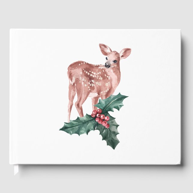 Weihnachtsfest Winterredeer, Blumenwild Gästebuch (Vorderseite)
