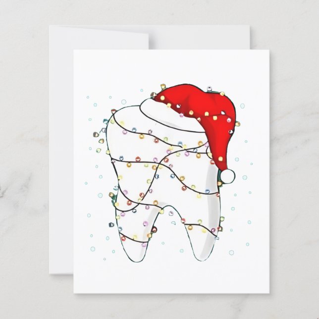 Weihnachtsfest Zahnarzt Feiertag (Vorderseite)