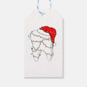 Weihnachtsfest Zahnarzt Feiertag Geschenkanhänger