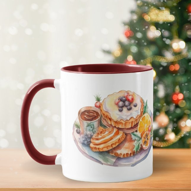 Weihnachtsfeste Leckereien Tasse (Von Creator hochgeladen)