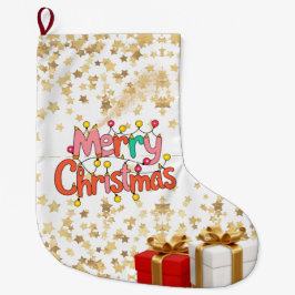 Weihnachtsfestliche Dekoration Großer Weihnachtsstrumpf