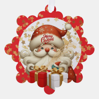 Weihnachtsfestliche Dekorationsornament Ornament Karte
