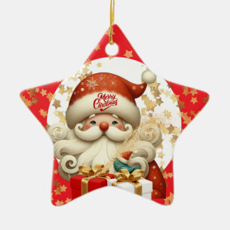 Weihnachtsfestliche Dekorationsornamente Keramik Ornament