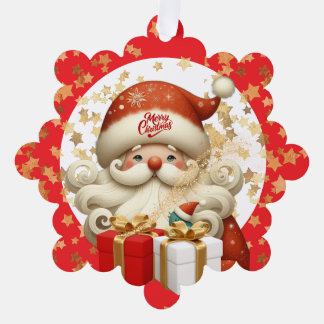 Weihnachtsfestliche Dekorationsornamente Ornament Karte