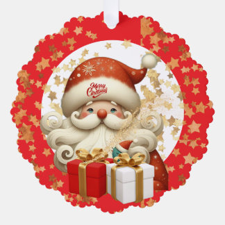 Weihnachtsfestliche Dekorationsornamente Ornament Karte