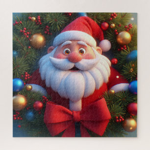Weihnachtsfestliche Zeichentrickfigur Weihnachtsma