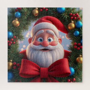 Weihnachtsfestliche Zeichentrickfigur Weihnachtsma
