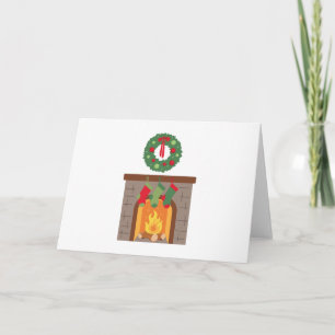 Weihnachtsfeuer Karte