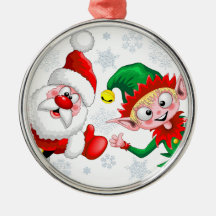 Weihnachtsfiguren von Weihnachten und Elfen stürme