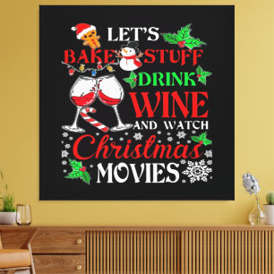 Weihnachtsfilm Leinwanddruck