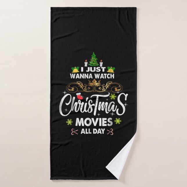 Weihnachtsfilm , Weihnachtsfilme Badehandtuch (Badehandtuch)