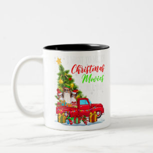Weihnachtsfilme den ganzen Tag über Zweifarbige Tasse