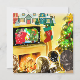 Weihnachtsfilme Feiertagskarte