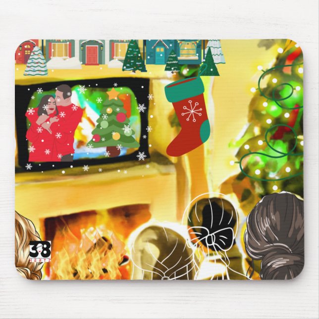 Weihnachtsfilme Mousepad (Vorne)