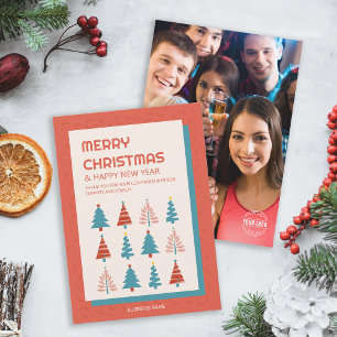 Weihnachtsfirma Foto-Logo Weihnachtskarte Einladung