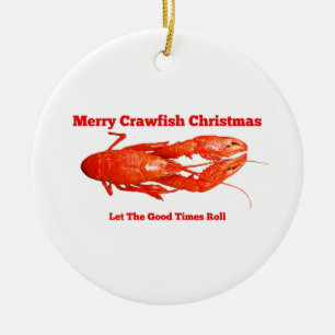 Weihnachtsfisch Keramik Ornament
