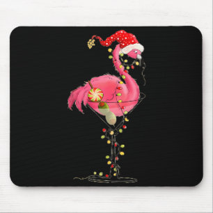 Weihnachtsflamingo im Martini-Glas für Trocal-Holi Mousepad