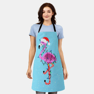Weihnachtsflamingo Schürze