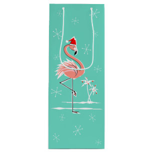 Weihnachtsflamingowein-Geschenktasche Geschenktüte Für Weinflaschen