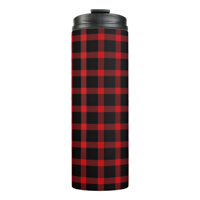 Weihnachtsflanell Thermosbecher (Vorderseite)
