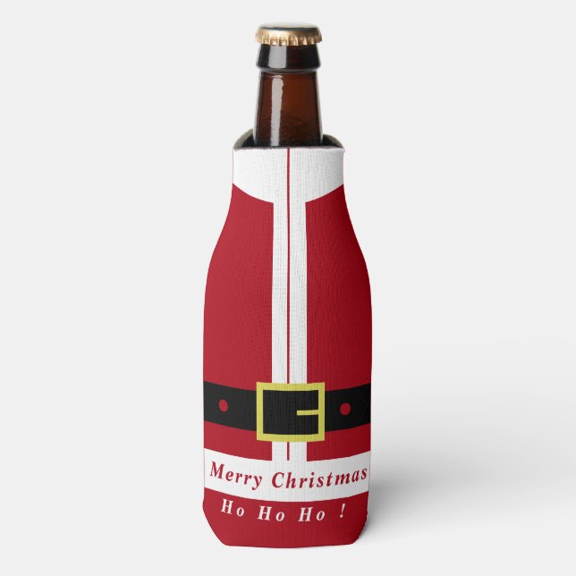 Weihnachtsflasche Cooler Flaschenkühler (Flaschenvorderseite)