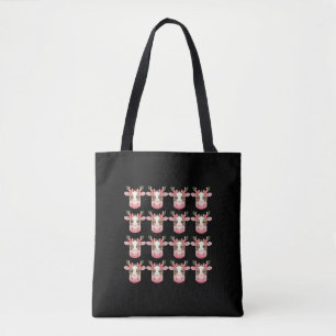 Weihnachtsflirt Highland Kuh Western Weihnachten Tasche