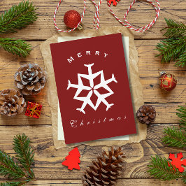 Weihnachtsflugzeug Snowflake Foto Funny Aviation Feiertagskarte