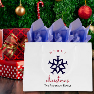 Weihnachtsflugzeug Snowflake Foto Funny Aviation Große Geschenktüte