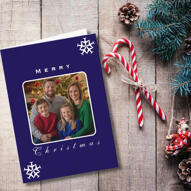 Weihnachtsflugzeug Snowflake Foto Funny Aviation Karte (Von Creator hochgeladen)