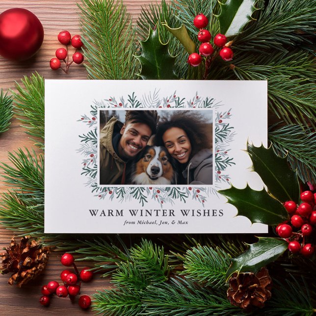 Weihnachtsfolien-Foto Feiertagskarte (Von Creator hochgeladen)