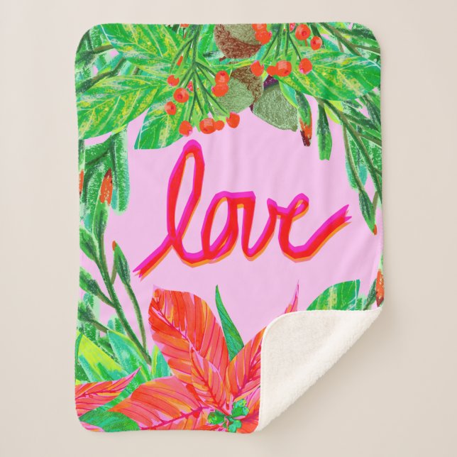 Weihnachtsfolien - Liebe Sherpadecke (Vorderseite)