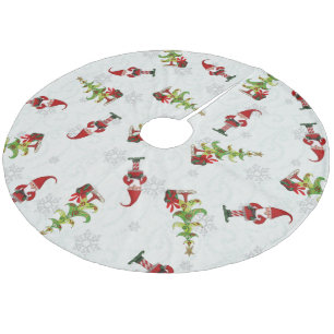 WeihnachtsFolk Whimsey HOLIDAY DECOR Fleece Weihnachtsbaumdecke