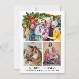 Weihnachtsfoto Feiertagskarte