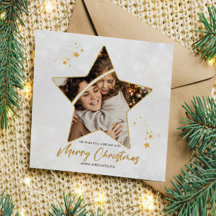 Weihnachtsfoto-Grußkarte Einladung