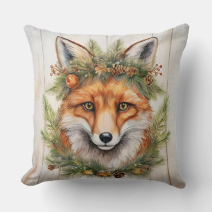 Weihnachtsfox Kissen