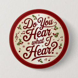 Weihnachtsfrage-Button Button