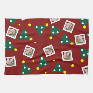 Weihnachtsfrau Mrs Claus Geschenke Maureen Girard Geschirrtuch