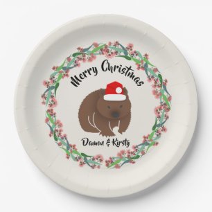 Weihnachtsfrauen Pappteller
