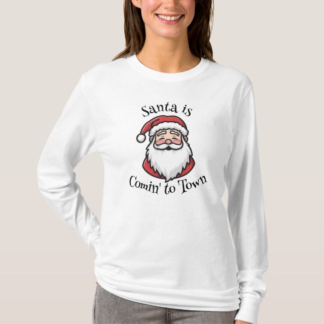 Weihnachtsfrauen-T - Shirt (Vorderseite)