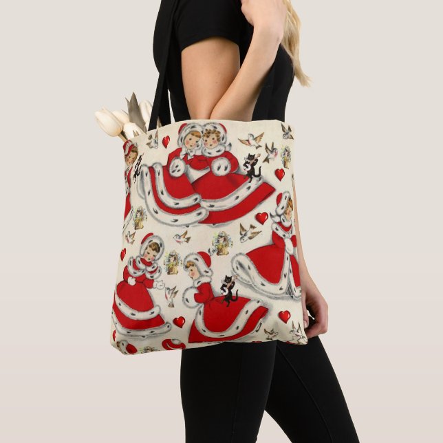 Weihnachtsfrauen, Vintag Tasche (Von Nahem)