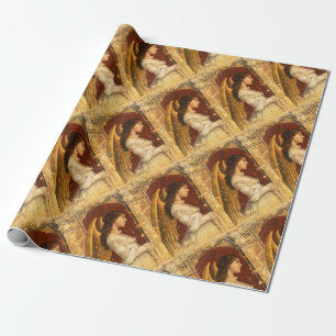 Weihnachtsfresko-Engel Geschenkpapier