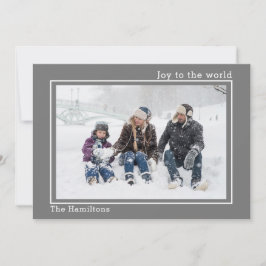 Weihnachtsfreude an der Personalisierten Karte des