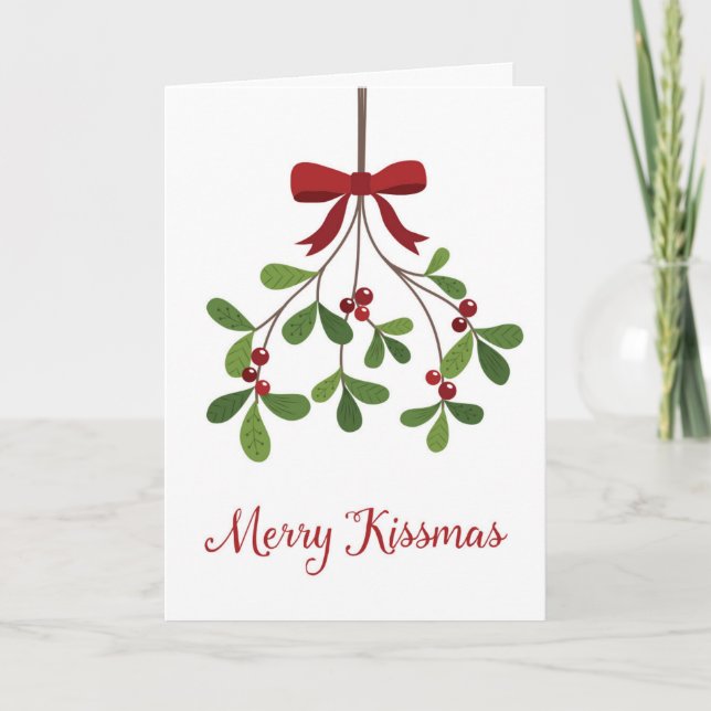 Weihnachtsfreude an der Weltreichfarben-Typografie Karte (Vorderseite)